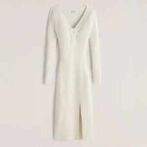 Abercrombie Cream Sweater Dress
